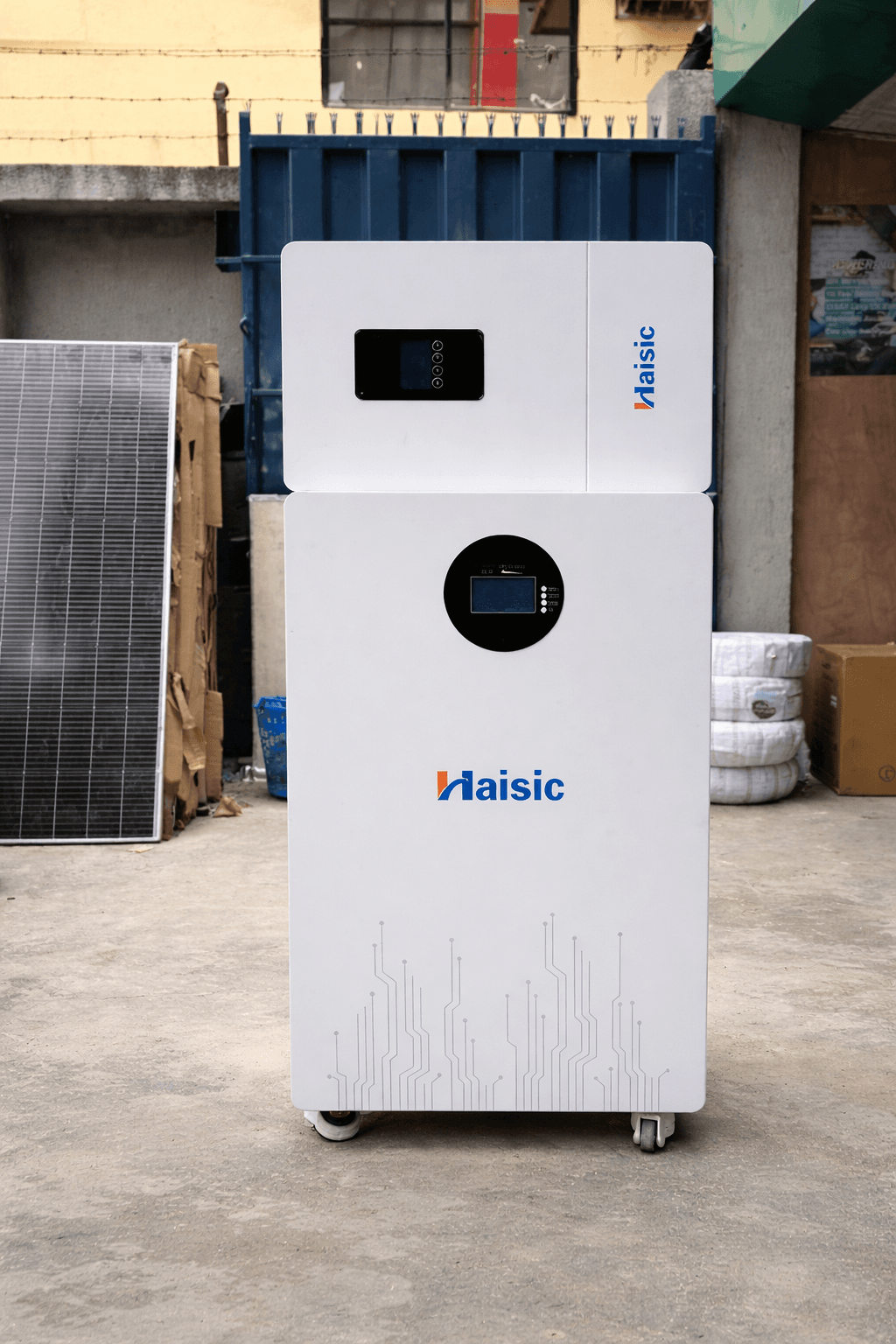 π 15kVA Hybrid Inverter + 15kWh Lithium Battery System, Panels and Accessories