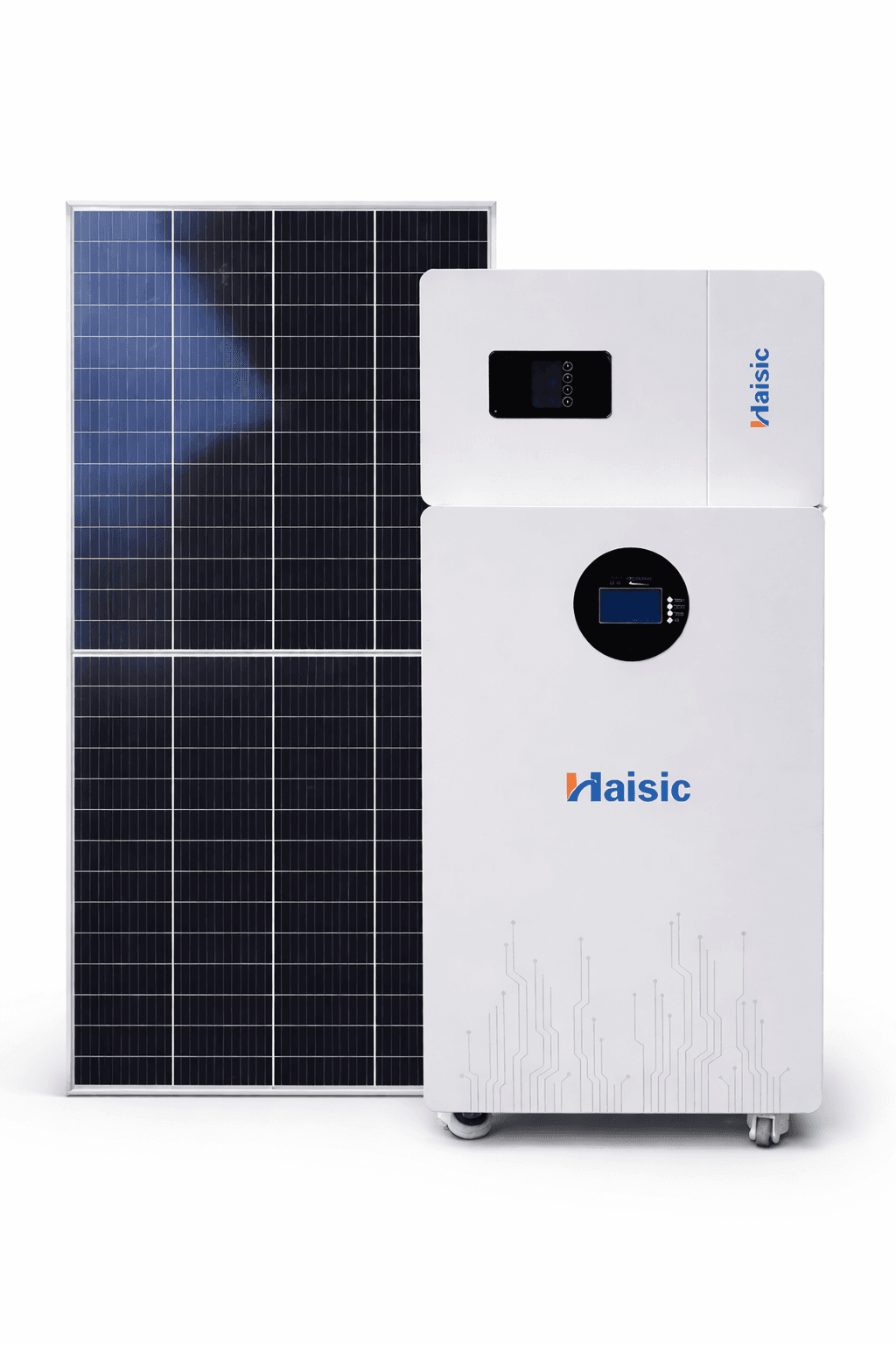 π HAISIC 6kVA + 15kWh Off-Grid Solar System,Panels and accessories